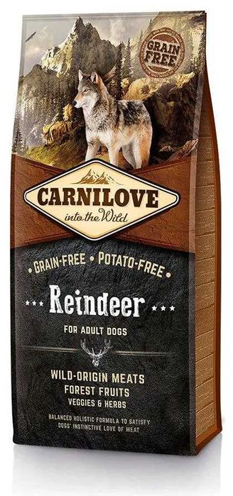 Сухий корм для собак Carnilove з північним оленем 12 кг