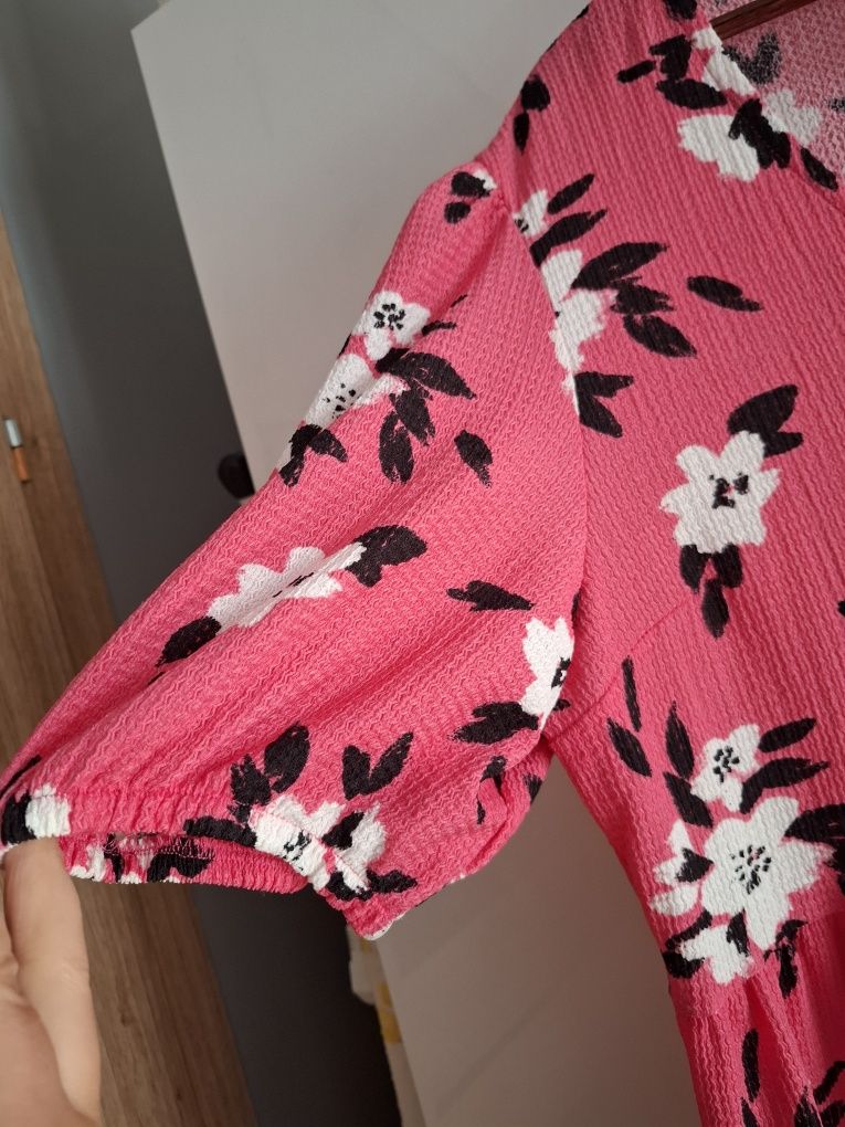 Nowa sukienka maxi w kwiaty XXL Sinsay