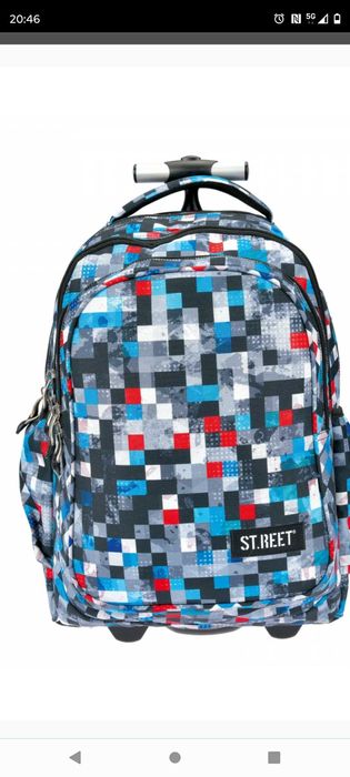 Plecak na kòłkach Piksels