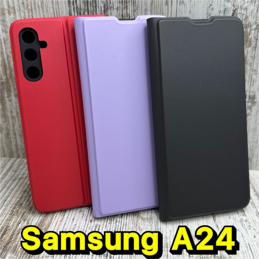 Чехол книжка Fibra на Samsung A24/ A14. На магните. Подставка.