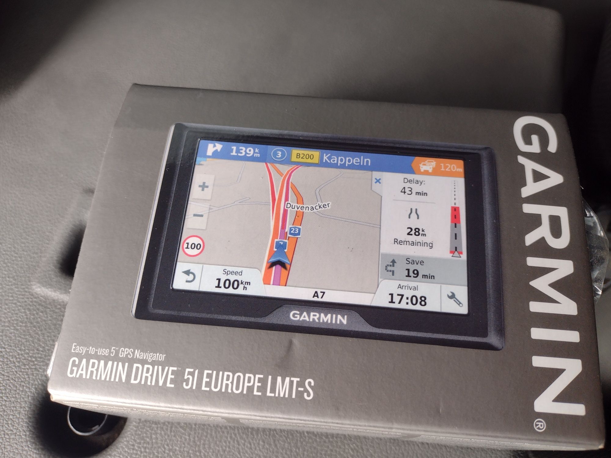 Nawigacja samochodowa Garmin Driver 5l Europę LMT-S