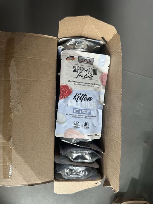Mac’s Cat Kitten Wołowina i Kurczak 20 saszetek
