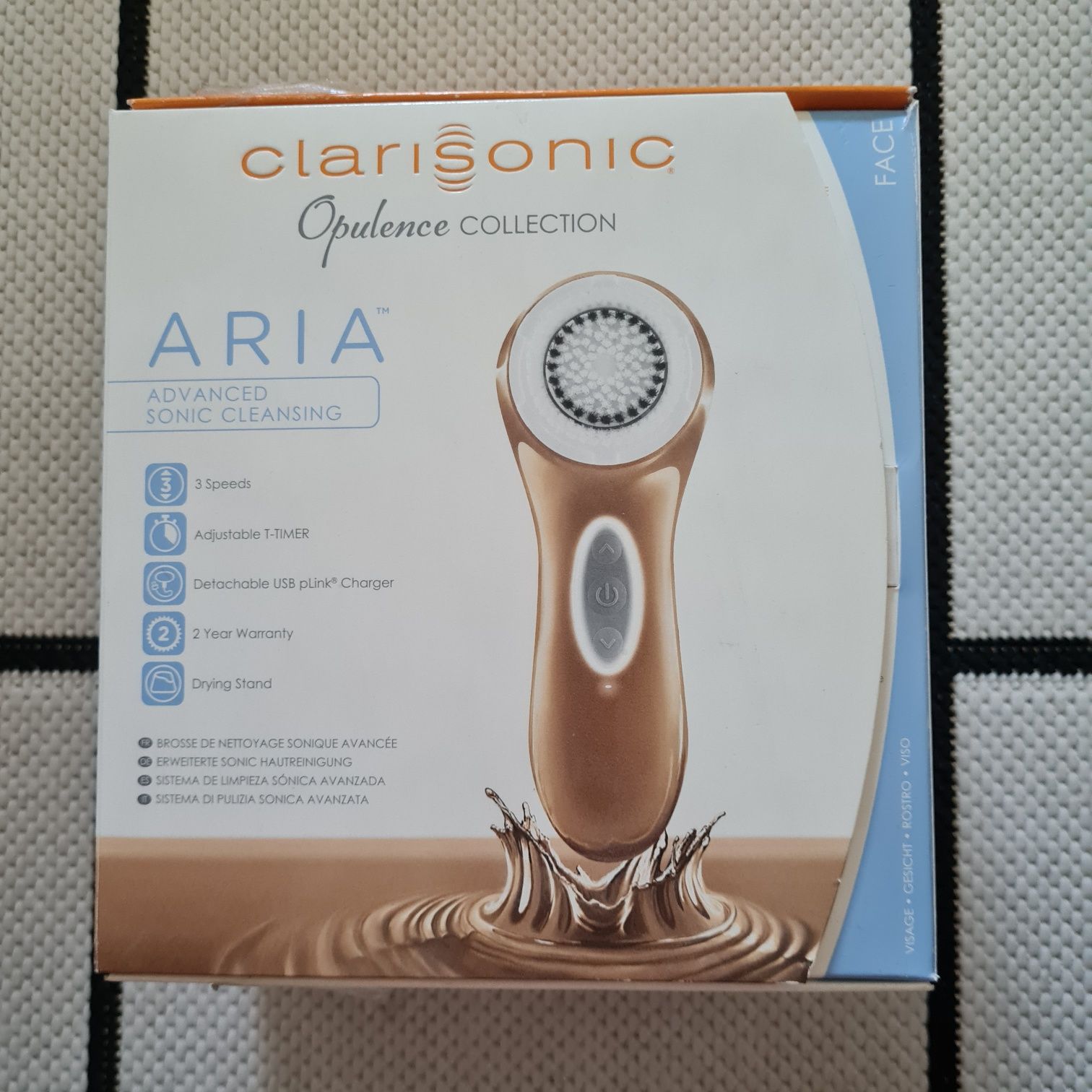 Clarisonic Aria złota Sephora soniczna szczoteczka do twarzy limitowan