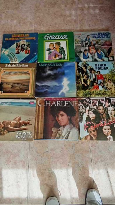 lote de discos de vinil
