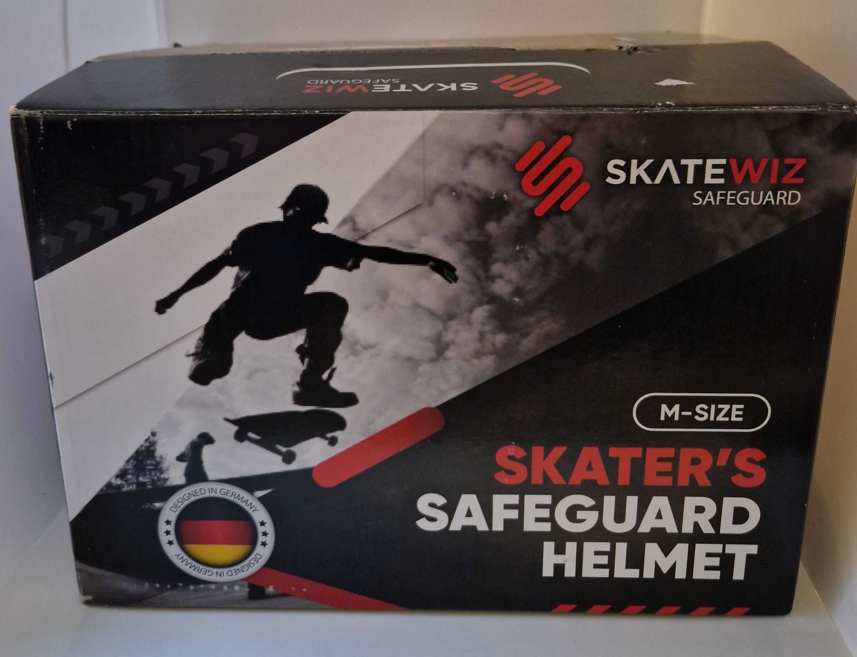 SKATEWIZ Kask rowerowy dla dzieci i młodzieży 53-57 cm
