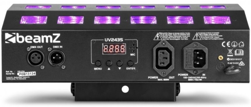 Projector Strobe 24x LEDs 3W UV (Luz Negra) BUV463 - beamZ