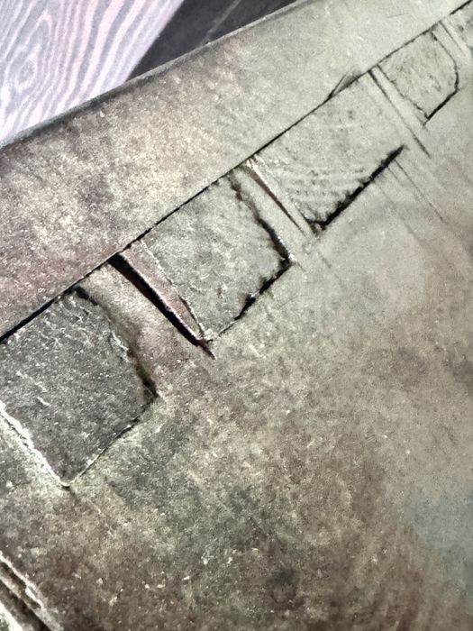 Antyczna witryna dębowa XIXw ręczna robota oryginał gablotka serwantka