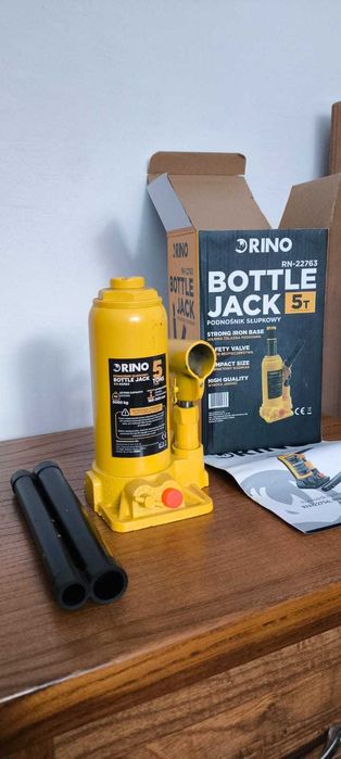 Podnośnik hydrauliczny słupkowy lewarek samochodowy warsztatowy Rino5T
