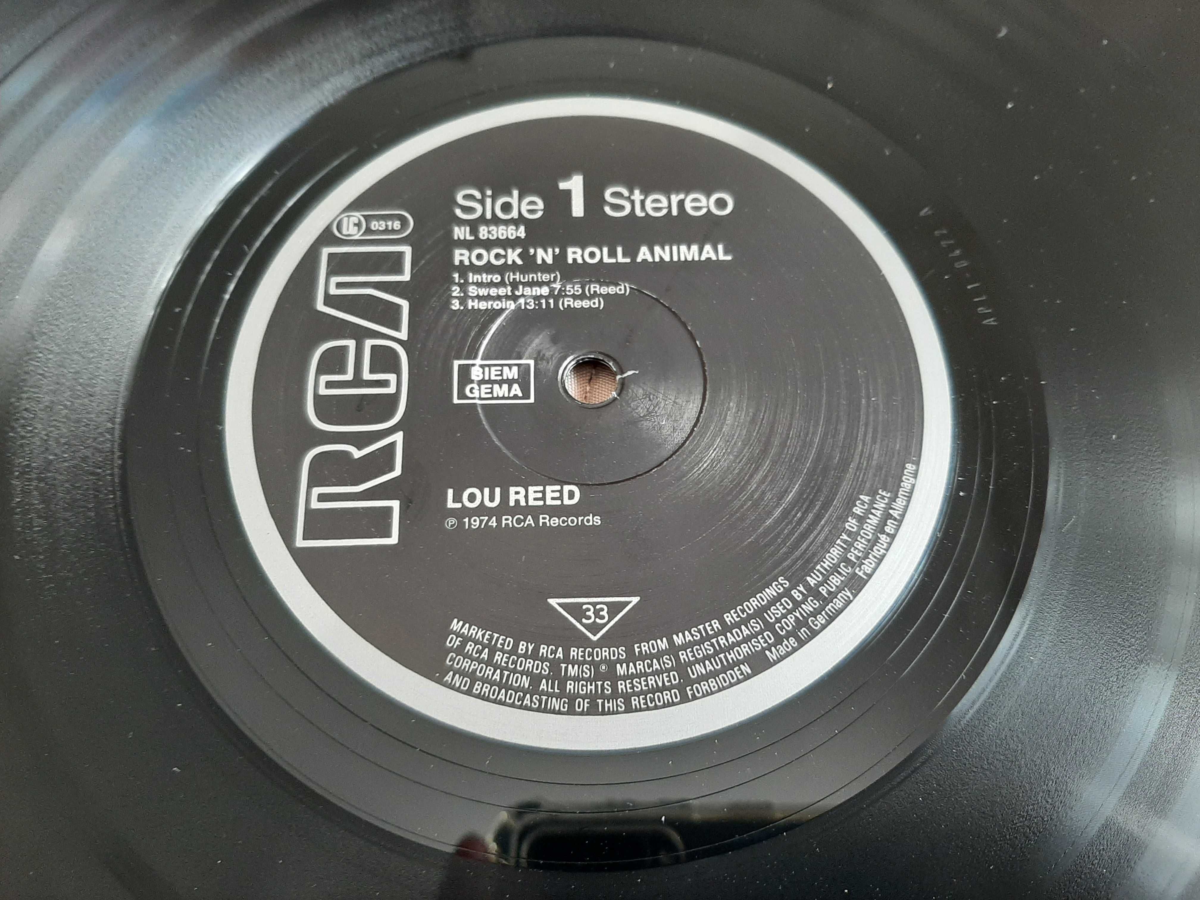 Lou Reed - Rock N Roll Animal - Europa - Vinil LP