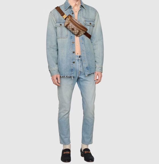 Бананка мужская унисекс louis vuitton кожаная через плечо сумка gcc