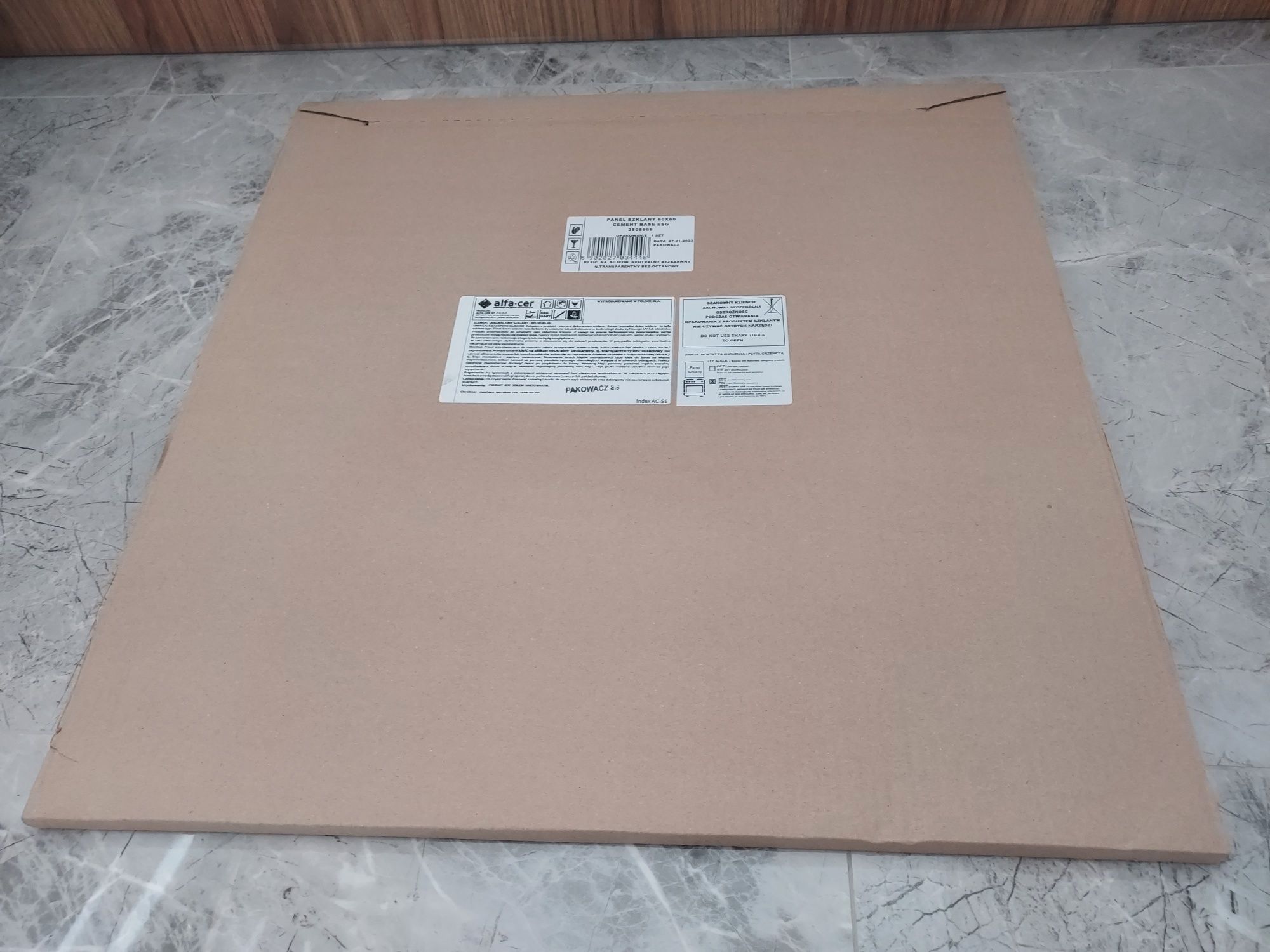Panele szklane do kuchni hartowane 60x60 6mm