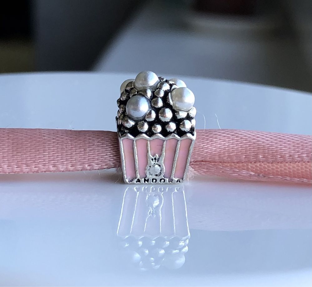 Charms popcorn do bransoletka pandora srebro 925 charmsy