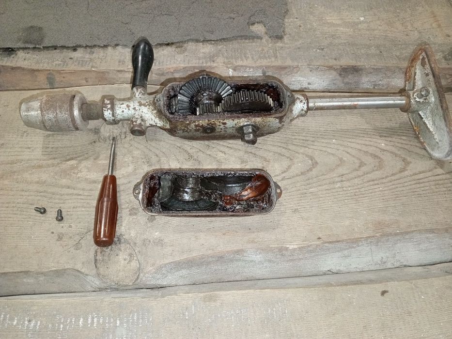 Дрель ручная советская СССР идеальное состояние