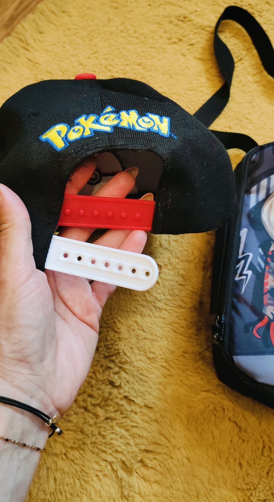 Zestaw Pokemon Pikatchu czapka torebka śniadaniówka