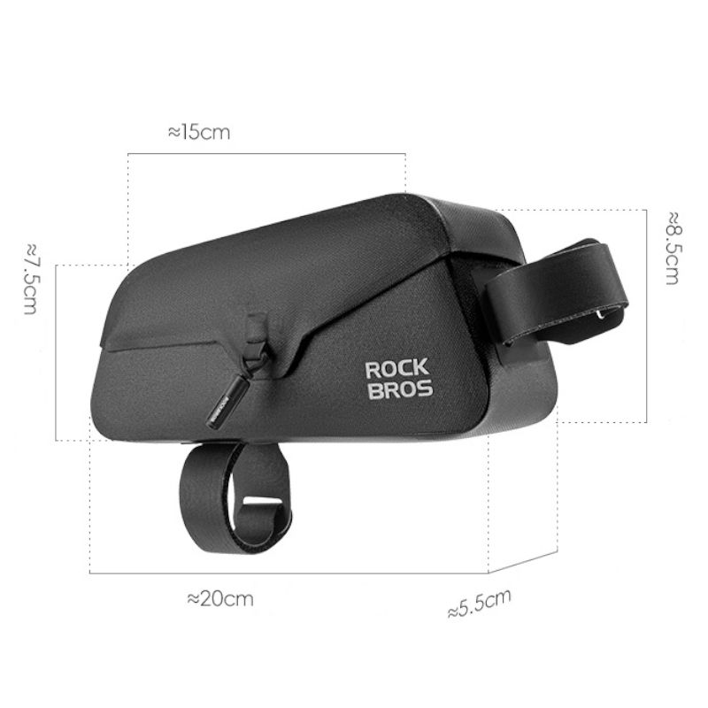 Torba Rowerowa Na Ramę Z Magnetycznym Zapięciem Rockbros As-133Rd 0,6L