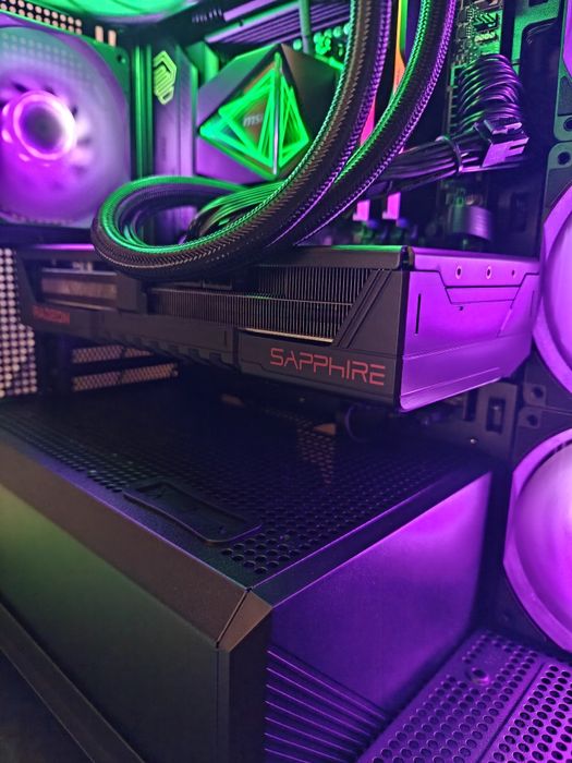 placa grafica amd radeon sapphire pulse rx 9070 16gb c/garantia