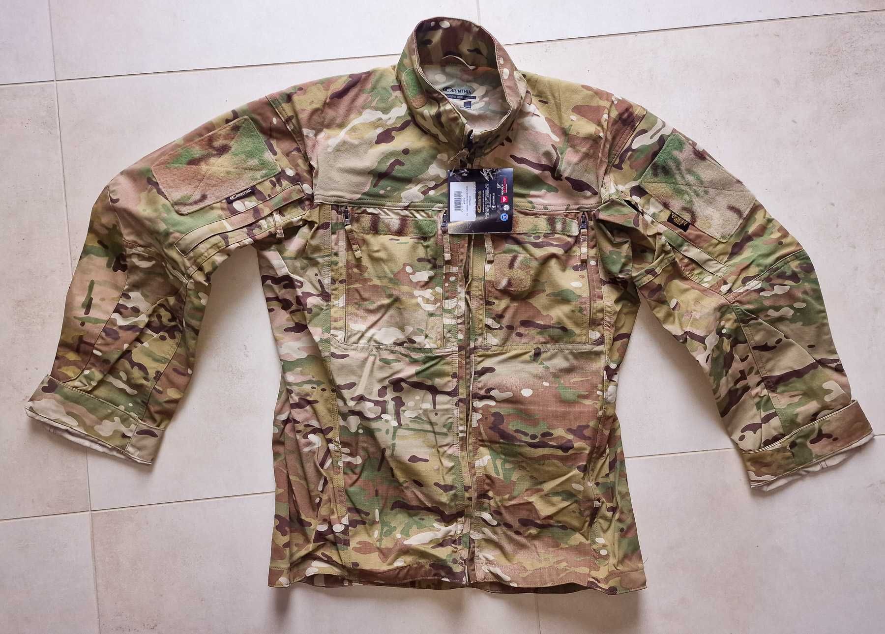 Carinthia COMBAT JACKET kurtka termoizolacyjna multicam z kapturem