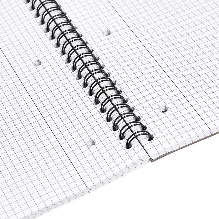 5x Zeszyt w kratkę szkolny A4/80k brulion notes perforacja segregator