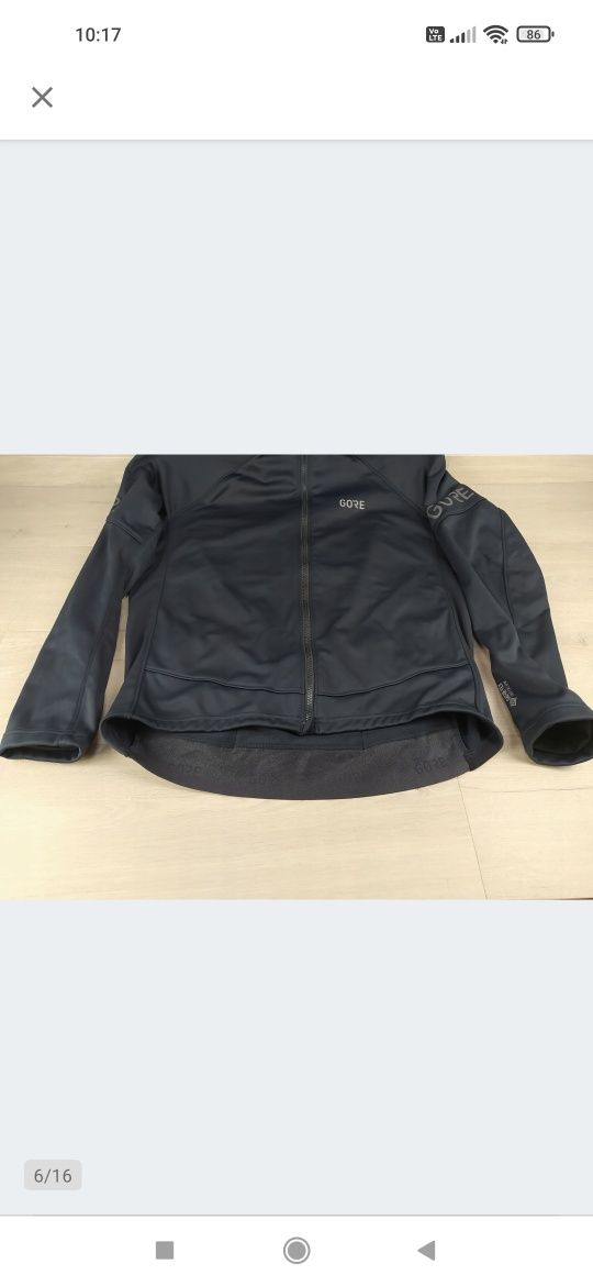 Gore Wear Kurtka termiczna typu softshell z podszewką z polaru XXL OUT