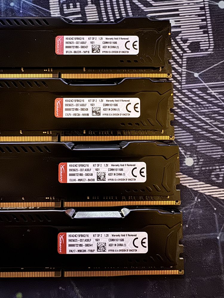 Zestaw Ram HymerX  Fury DDR4 32gb 4x8 2400