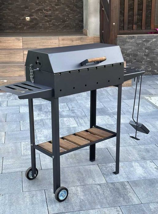 Мангал гриль з кришкою для приватного будинку метал 4 мм БЕЗ ПРЕДОПЛАТ