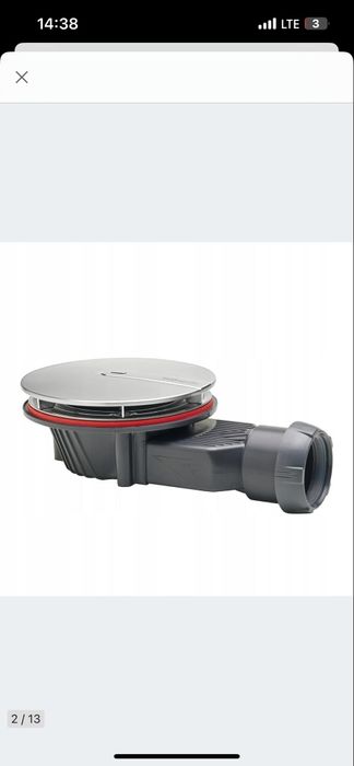 Nowy syfon slim fi90, wysokość 40mm