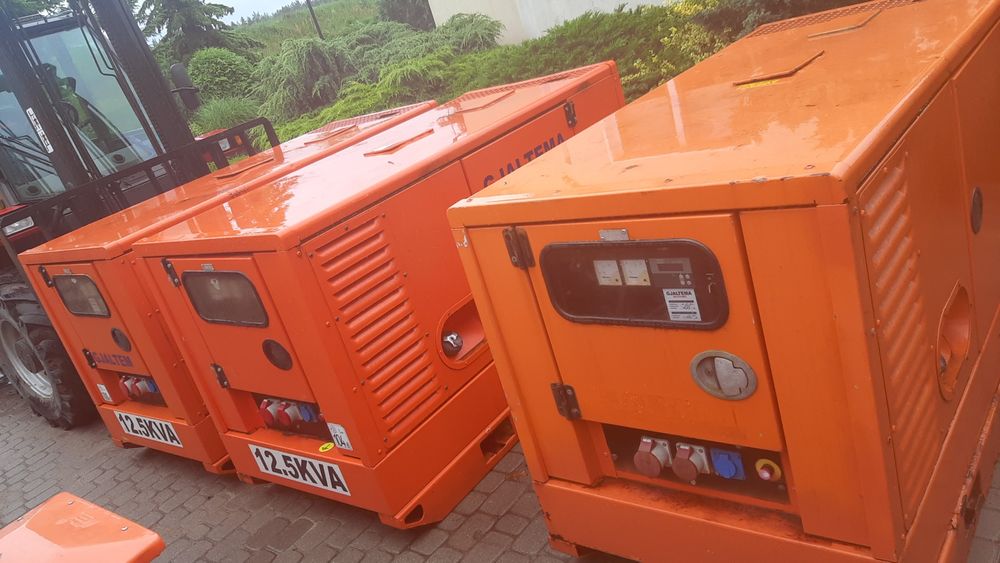Atlas copco używany agregat prądotwórczy 12.5 kva