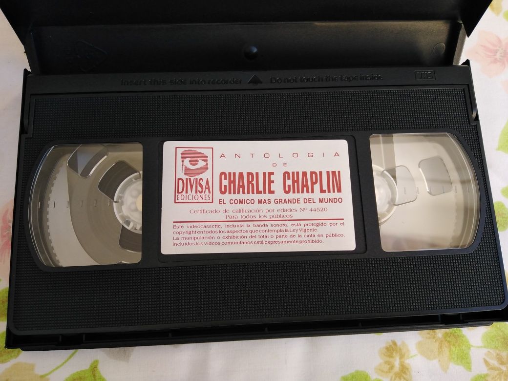 3  Cassetes de Vídeo VHS de 3 Grandes Cómicos