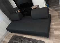 Sofa  FLOTTEBO ciemno szara 90x200
Sofa rozkładana FLOTTEBO