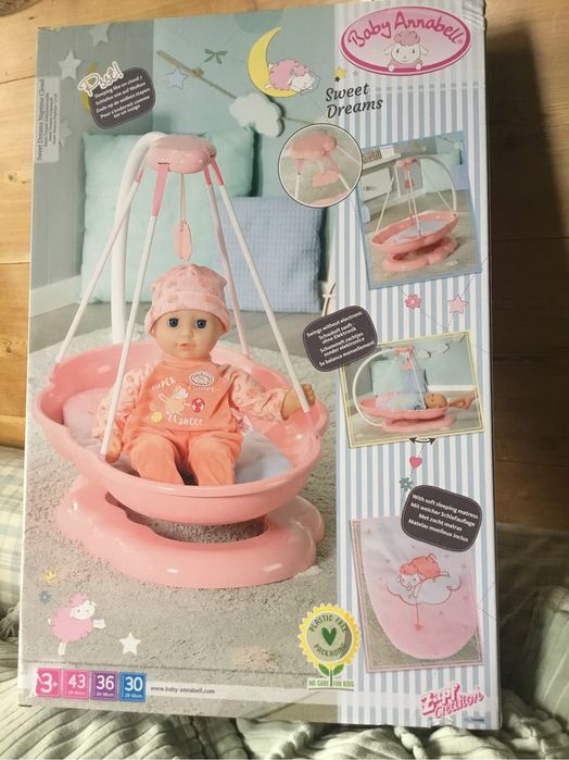 Cama baloiço para boneca(artigos novos)