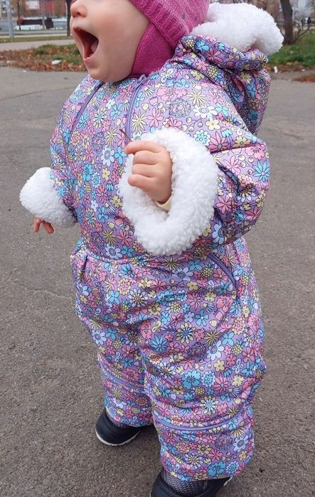 Зимовий комбінезон трансформер з народження і до 1.5 року