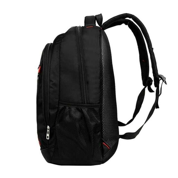 MODNY SMART Plecak szkolny na laptop czarny z portem USB [WYSYŁKA 24H]
