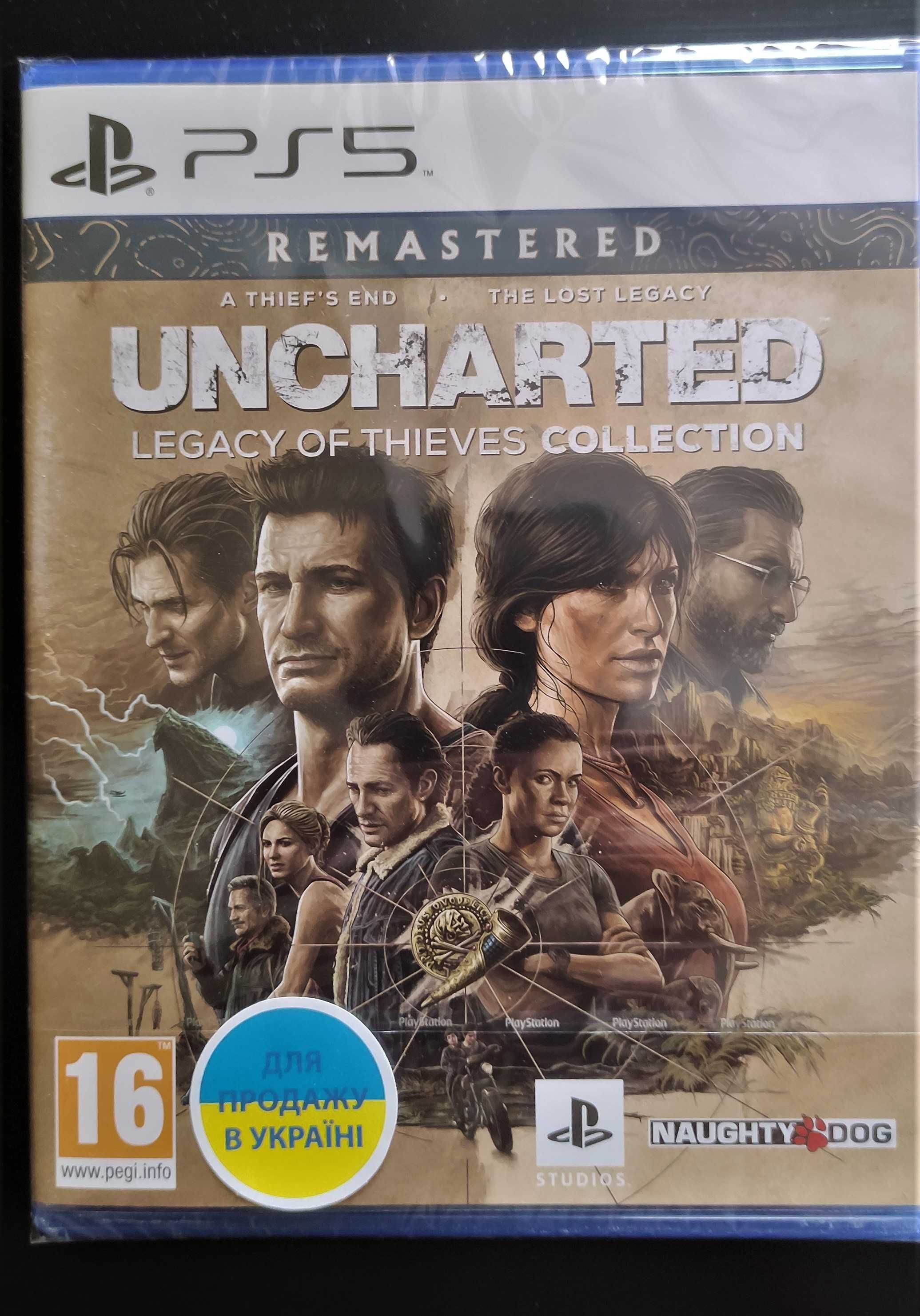 Uncharted: Legacy of Thieves Collection. Новые Диски для РS5, русский