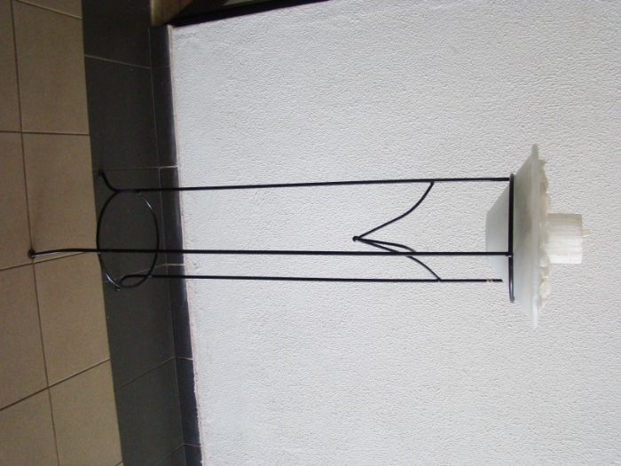 Fonte com pedras cristal e com luz