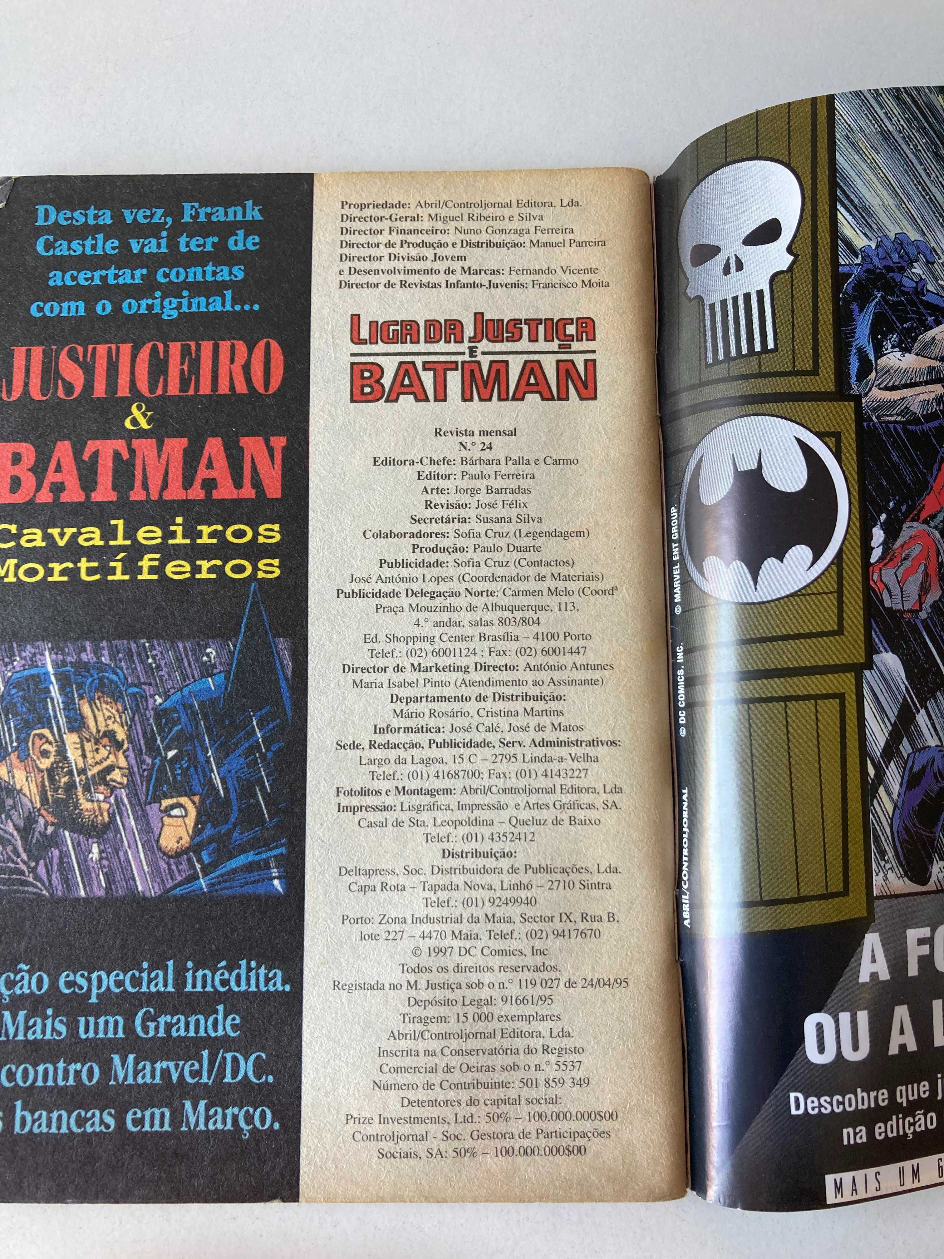 Liga da Justiça e Batman Nº24 HQ Banda desenhada Português PT