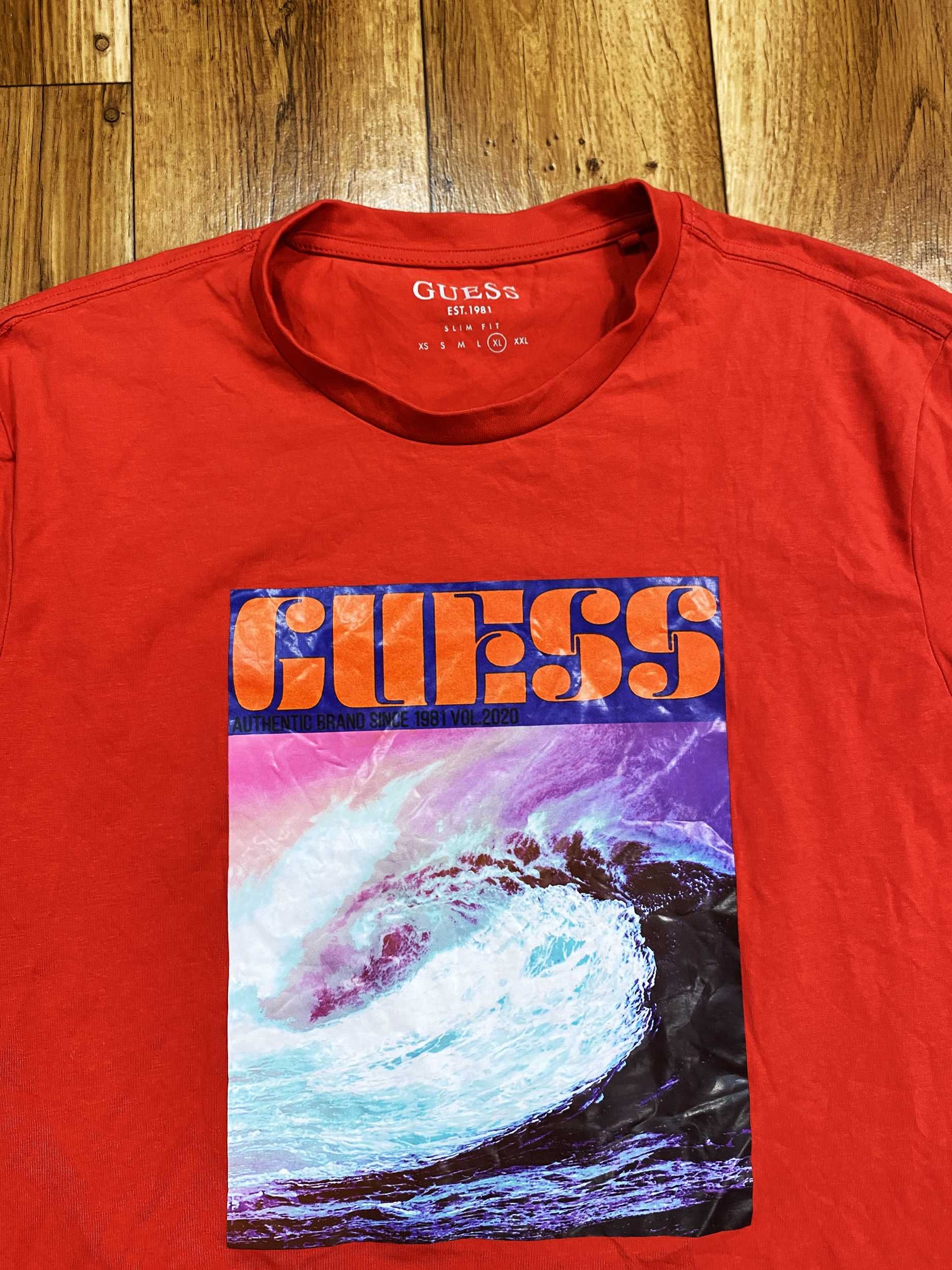 Guess T-Shirt Męska Koszulka Nowy Model Super Stan XL Men