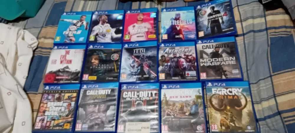 Ps4 Consola slim 1tb e comando edicao GT + 6 jogos