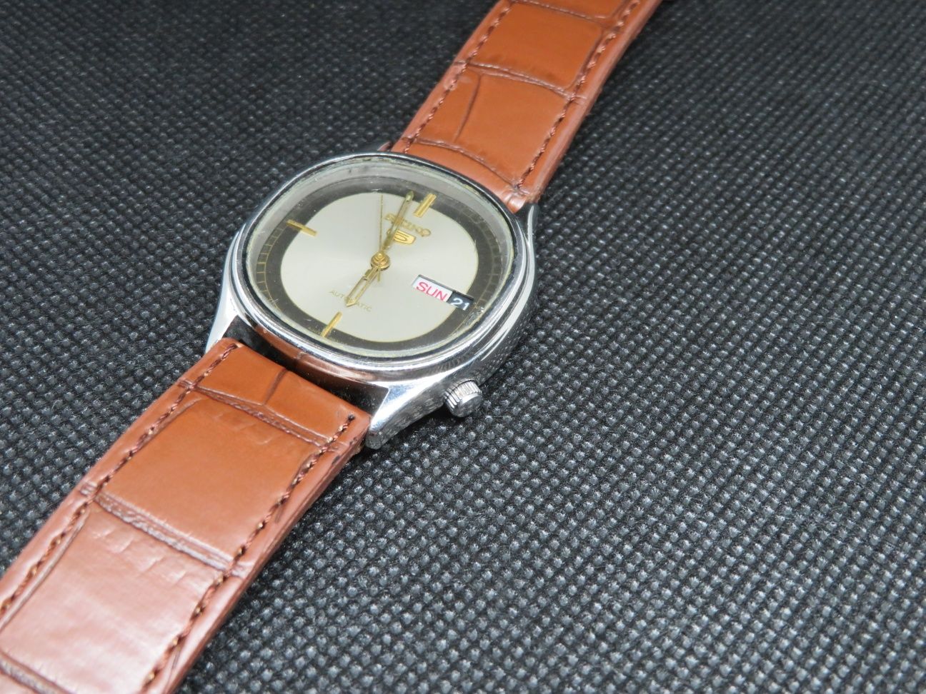 Seiko 5 cinzento