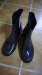 Botas/galochas, 38, pretas, chuva.