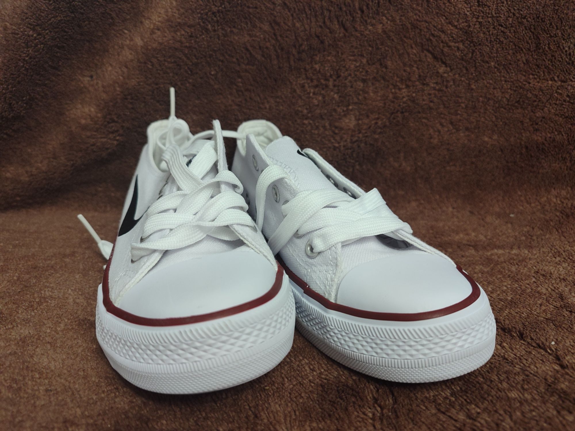 Buty damskie trampki białe