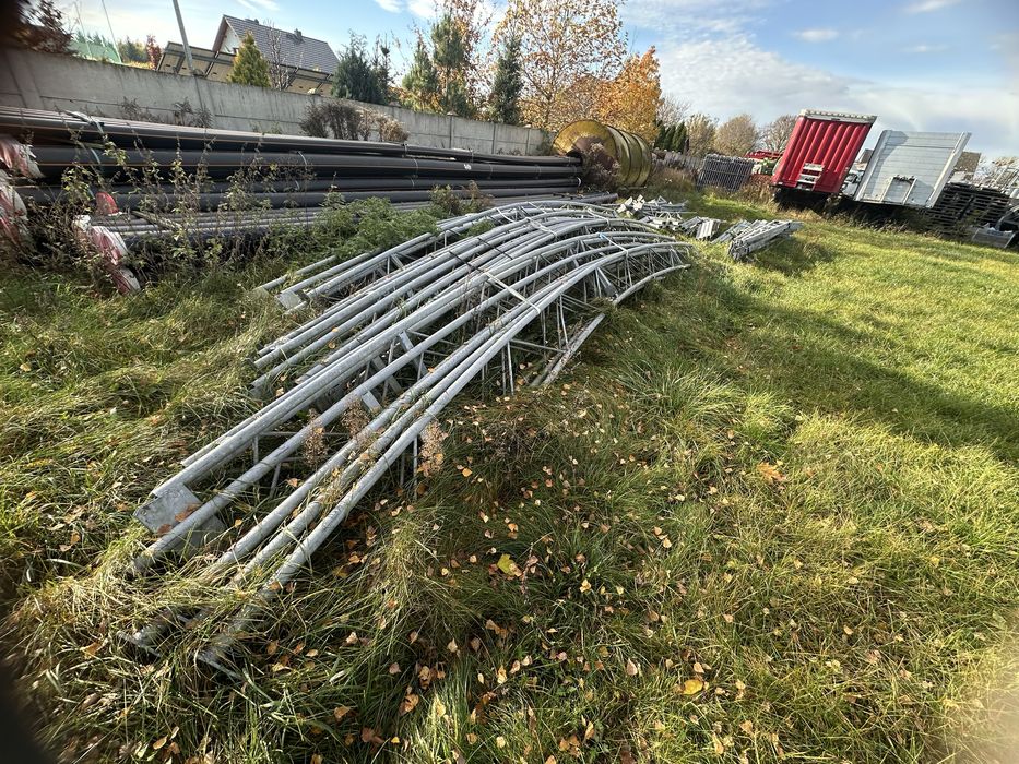 Konstrukcja hali namiotowej