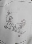 Rower treningowy poziomy vidaXL 91443