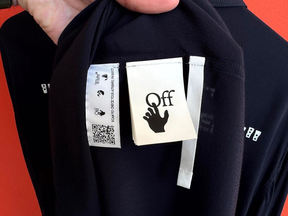 Off-White Virgil Abloh Оригінал чоловіча сорочка рубашка розмір XL