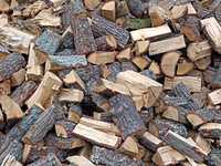 Drewno opałowe kominkowe dąb cięte i łupane gotowe
