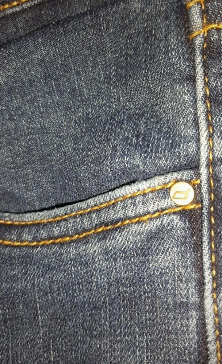 Diverse jeansy granatowe spodnie jeans rozm.S