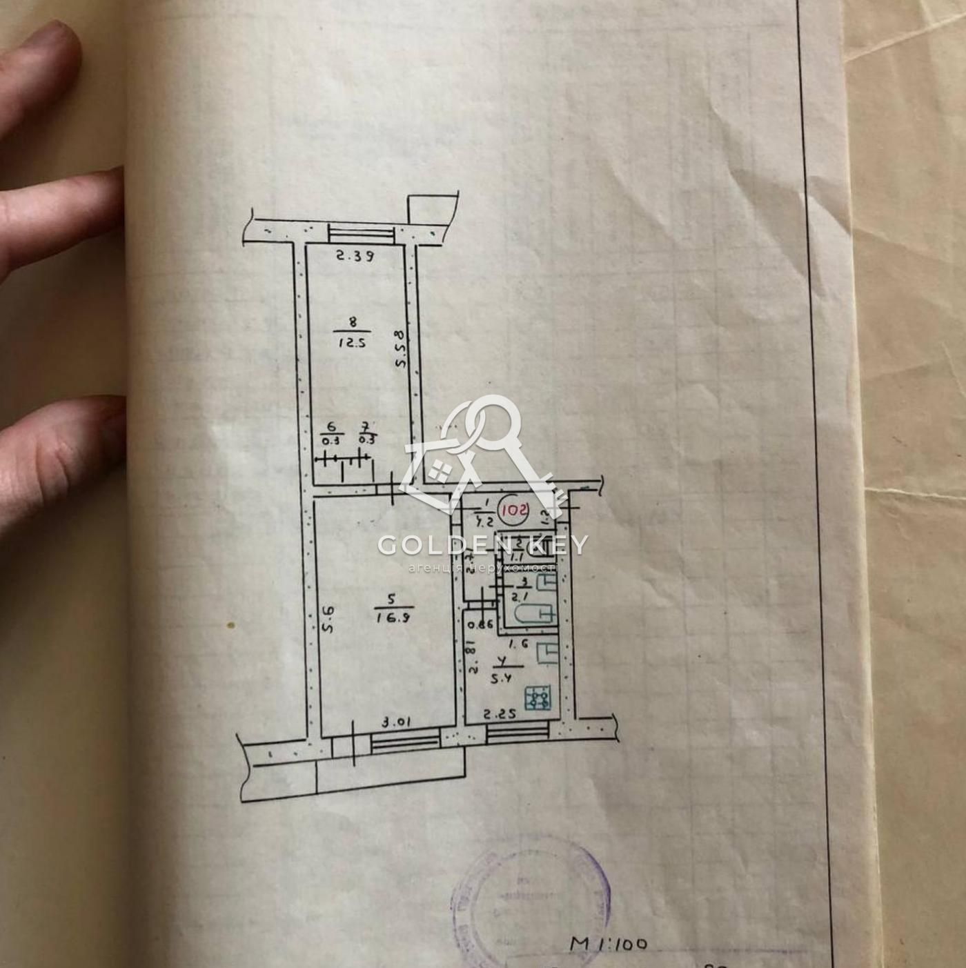 Продаж 2-к Брежнєвки пер. Бульварний, зуп. г.Київ