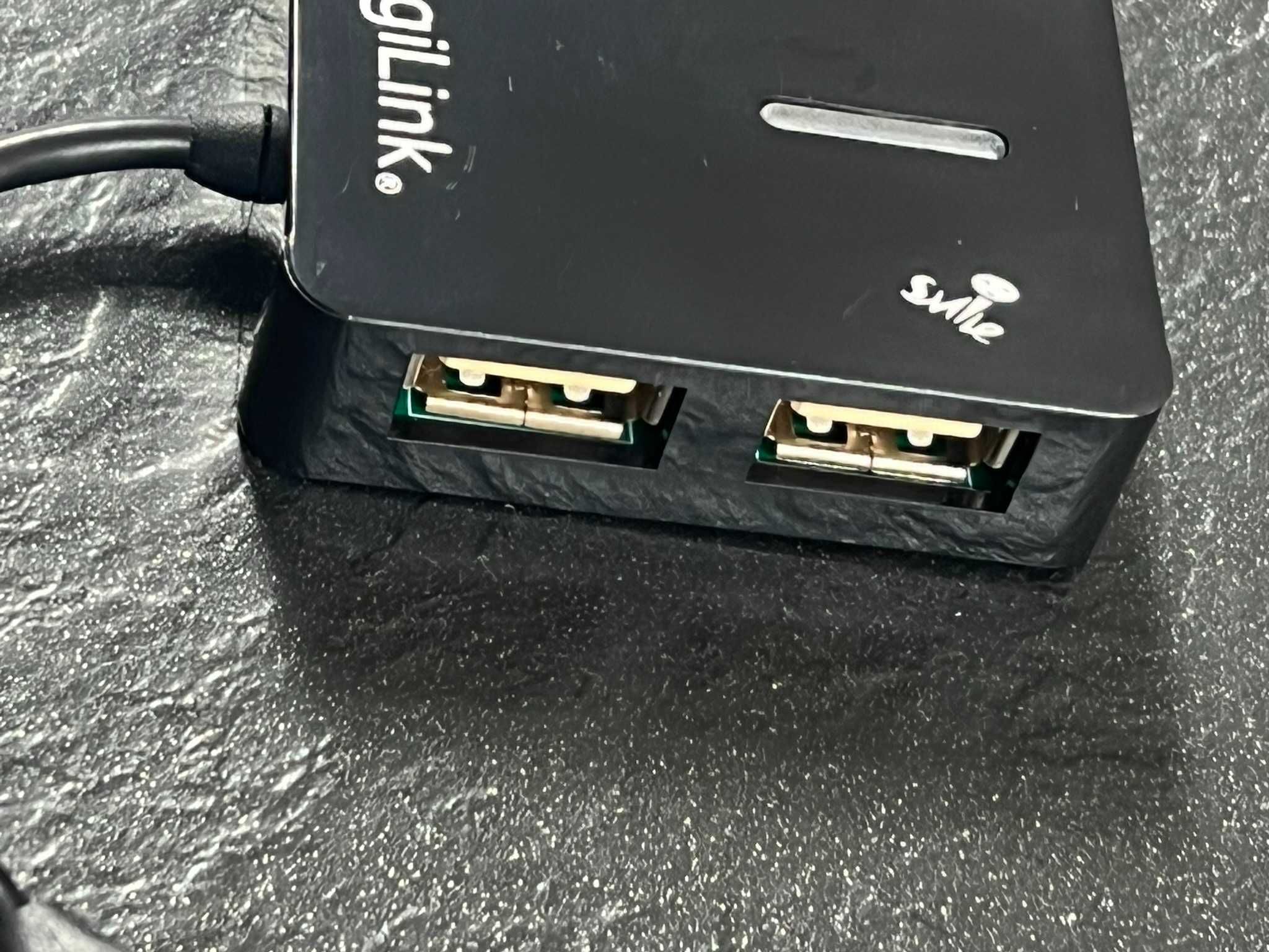 LogiLink USB 2.0 Hub 4-Port Czarny Kompaktowy rozdzielacz USB