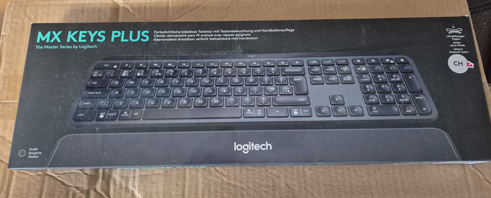 Klawiatura Klawiatura Logitech MX KeysS Plus Grafitowy