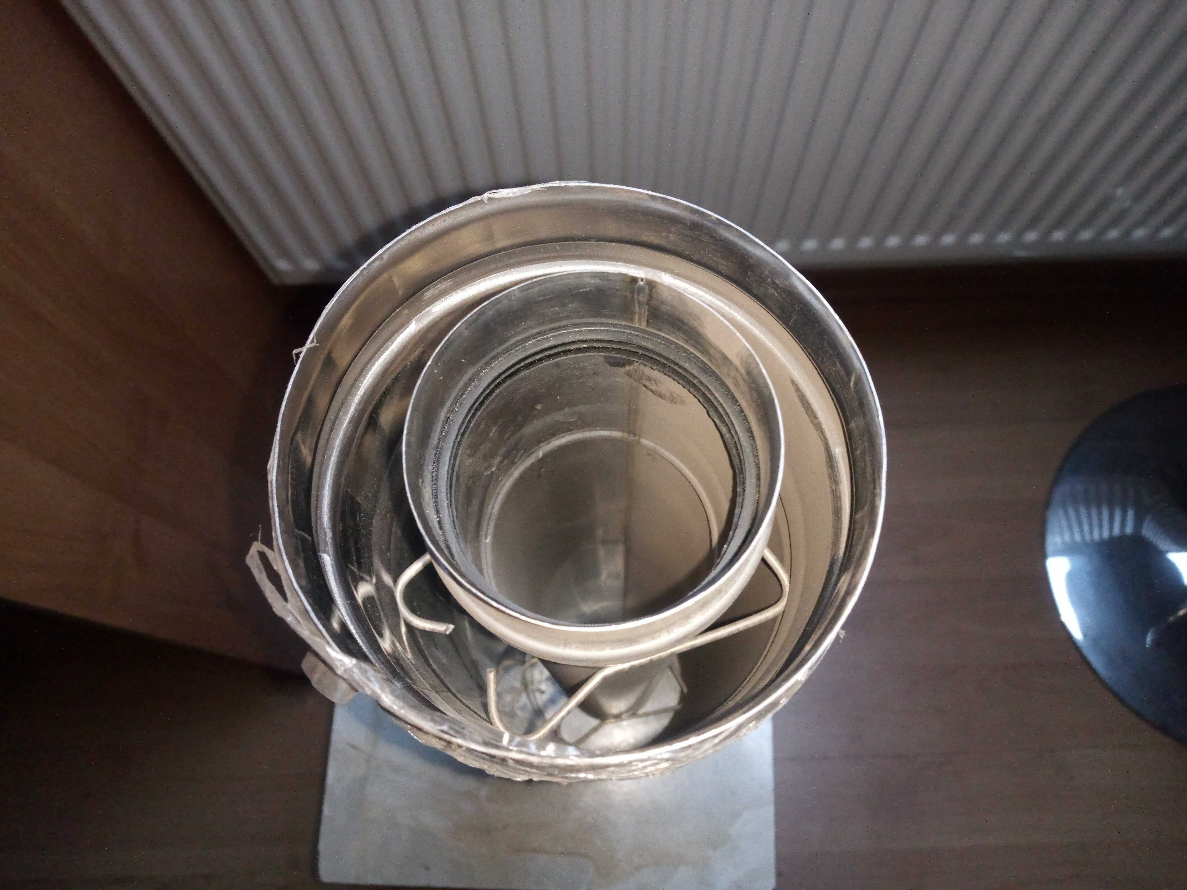rura kominowa srebrna 60/100 mk
