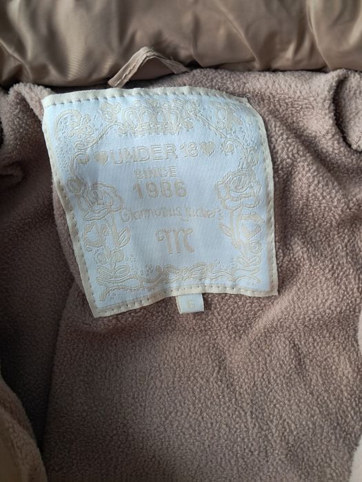 Kurtka zimowa dla dziewczynki rozmiar 122